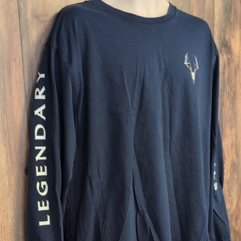Legendary Whitetails Blue Long Sleeve Shirt 2XL                 C341